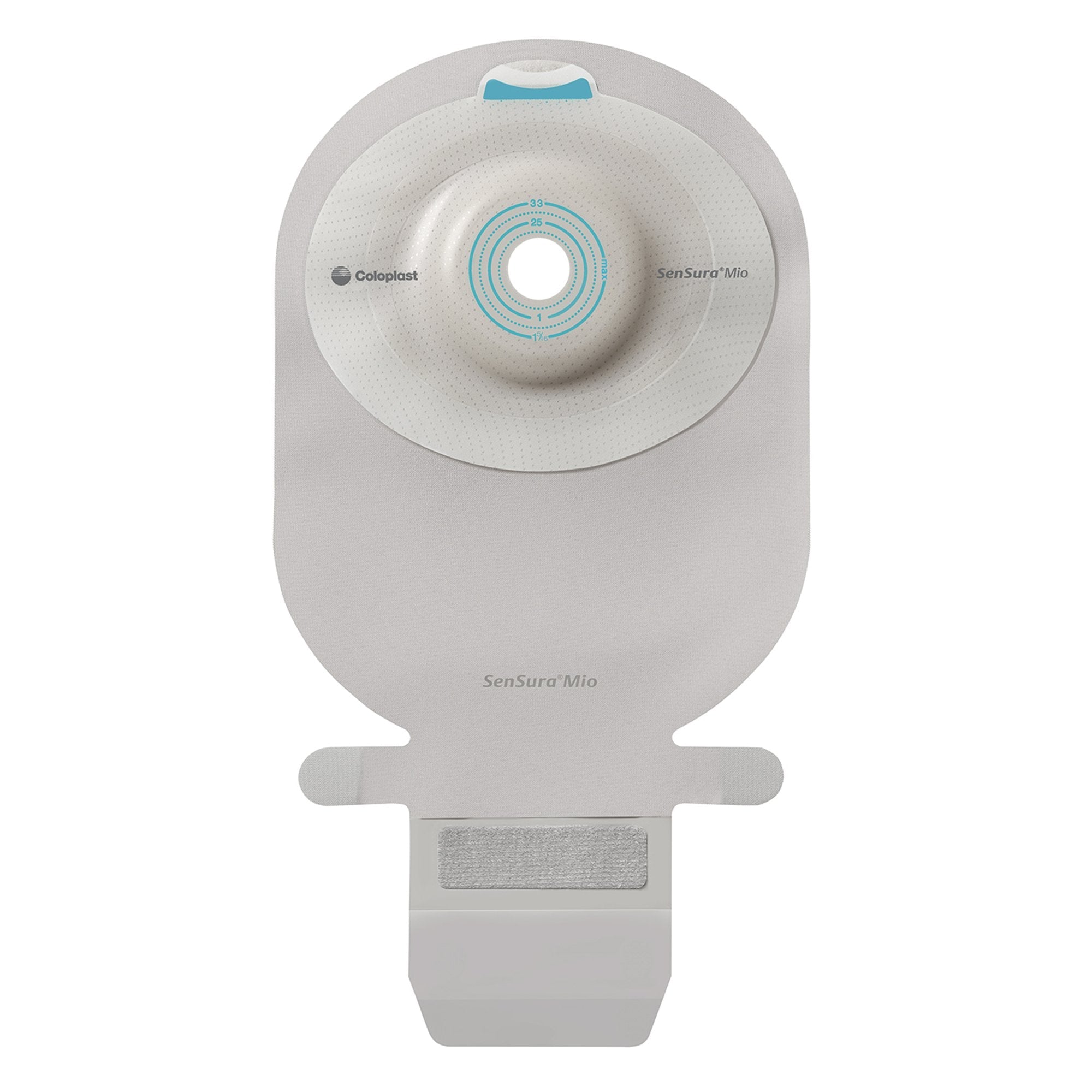 Ostomy Pouch SenSura Mio Convex One-Piece System 11 Inch Length, Maxi Soft Convex, Trim to Fit 5/8 to 1-5/16 Inch Stoma Drainable 
