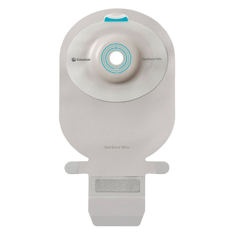 Ostomy Pouch SenSura Mio Convex One-Piece System 11 Inch Length, Maxi Soft Convex, Trim to Fit 5/8 to 1-5/16 Inch Stoma Drainable (Case of 20)