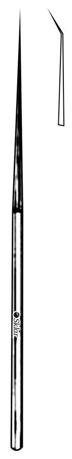 Ear Needle Sklar Rosen 6 Inch Length Stainless Steel Angled Sharp Tip (Case)