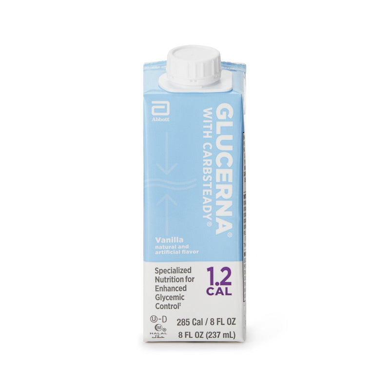 Abbott Nutrition Glucerna 1.2 Cal Vanilla Specialized Nutrition for Enhanced Glycemic Control (24/CS) 