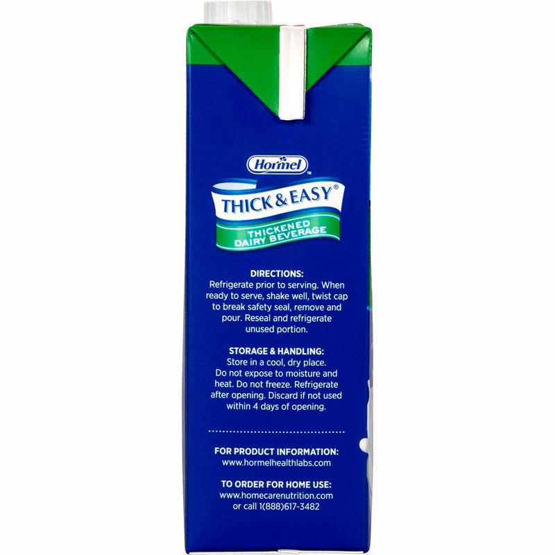 Thick & Easy Dairy Nectar Consistency Milk Thickened Beverage, 32-ounce carton (8/CS)
