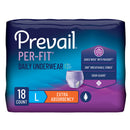 Prevail Per-Fit Women Extra Absorbent Underwear, Large (Case of 72)