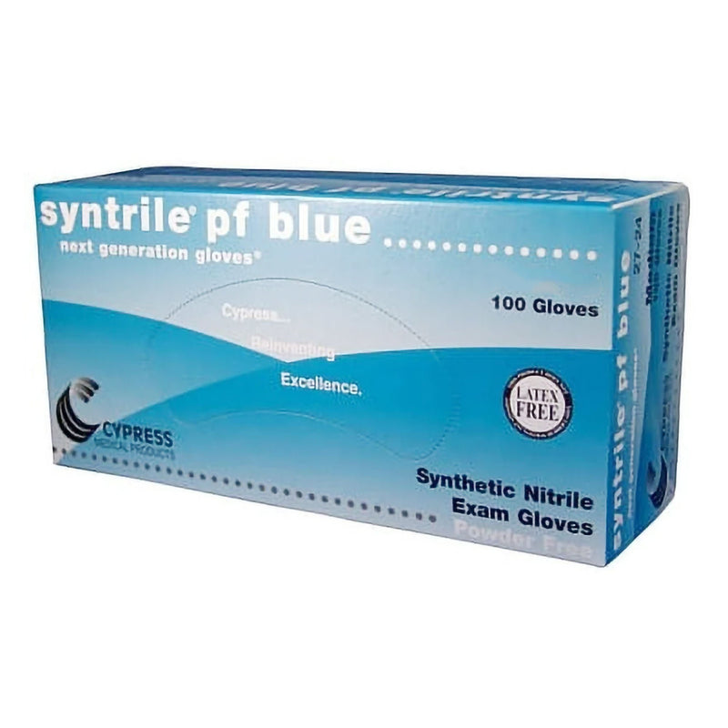 Syntrile pf Nitrile Exam Glove, Extra Large, Blue (1000/CS)