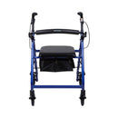 McKesson Folding Aluminum Four-Wheel Rollator, Blue (Each)