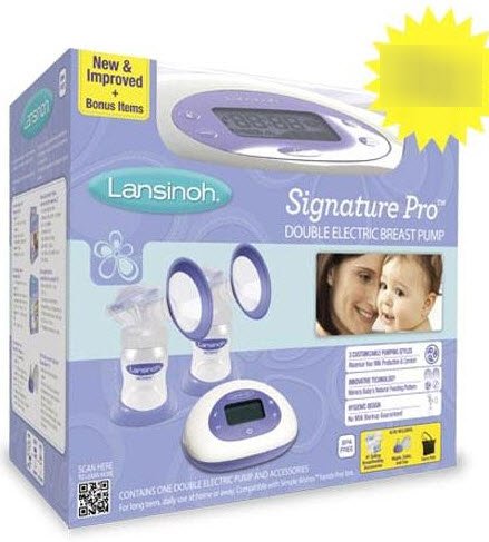 Emerson Healthcare Lansinoh Signature Pro Double Electric Breast Pump Kit 