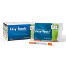 EasyTouch Standard Insulin 1cc Syringe with Needle, 29 Gauge, 1/2 Inch Length (Case of 500) 