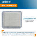 Super Absorbent Charcoal Dressing McKesson Square 6 X 6 Inch Without Border Sterile (Case of 200)