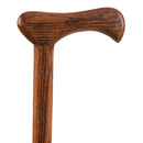 Brazos Twisted Oak Cane with T-Handle, Red, 37-Inch Height (Each)