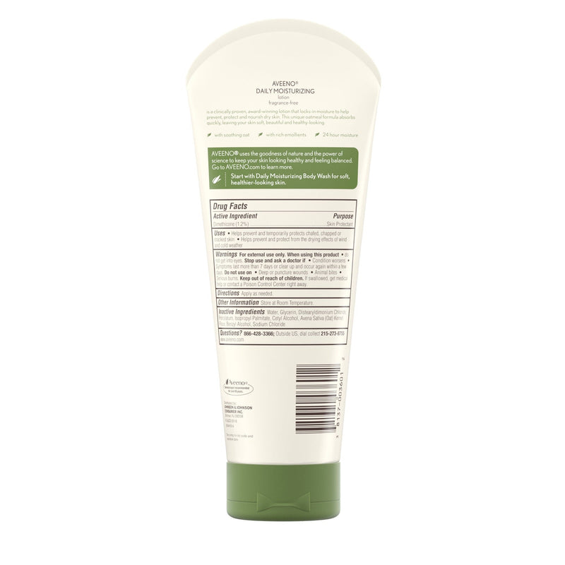 Aveeno Daily Moisturizing Body Lotion, 8 oz. Tube 