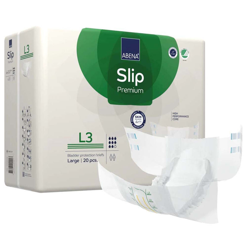 Abena Slip Premium L3 Incontinence Brief, Large (Case of 80)