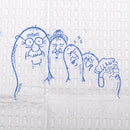 McKesson Nonsterile White / Blue Cartoon Toes Procedure Towel, 13 x 18 Inch (Case of 500)