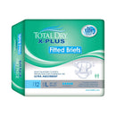 Total Dry X-Plus Ultra Absorbent Incontinence Brief, Extra Large (Case of 48)