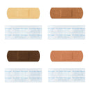 TruColour Beige / Olive / Brown / Dark Brown Adhesive Strip, 1 x 3 Inch (Case of 3600) 