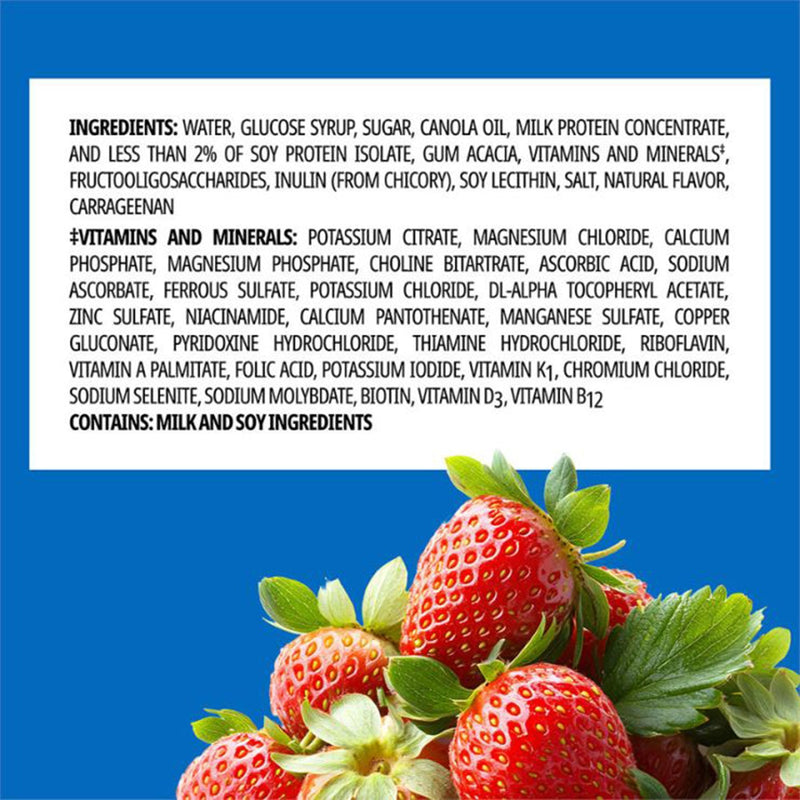 Nestle Healthcare Nutrition Boost Plus Strawberry Balanced Nutritional Drink, 8-ounce bottle (24/CS) 