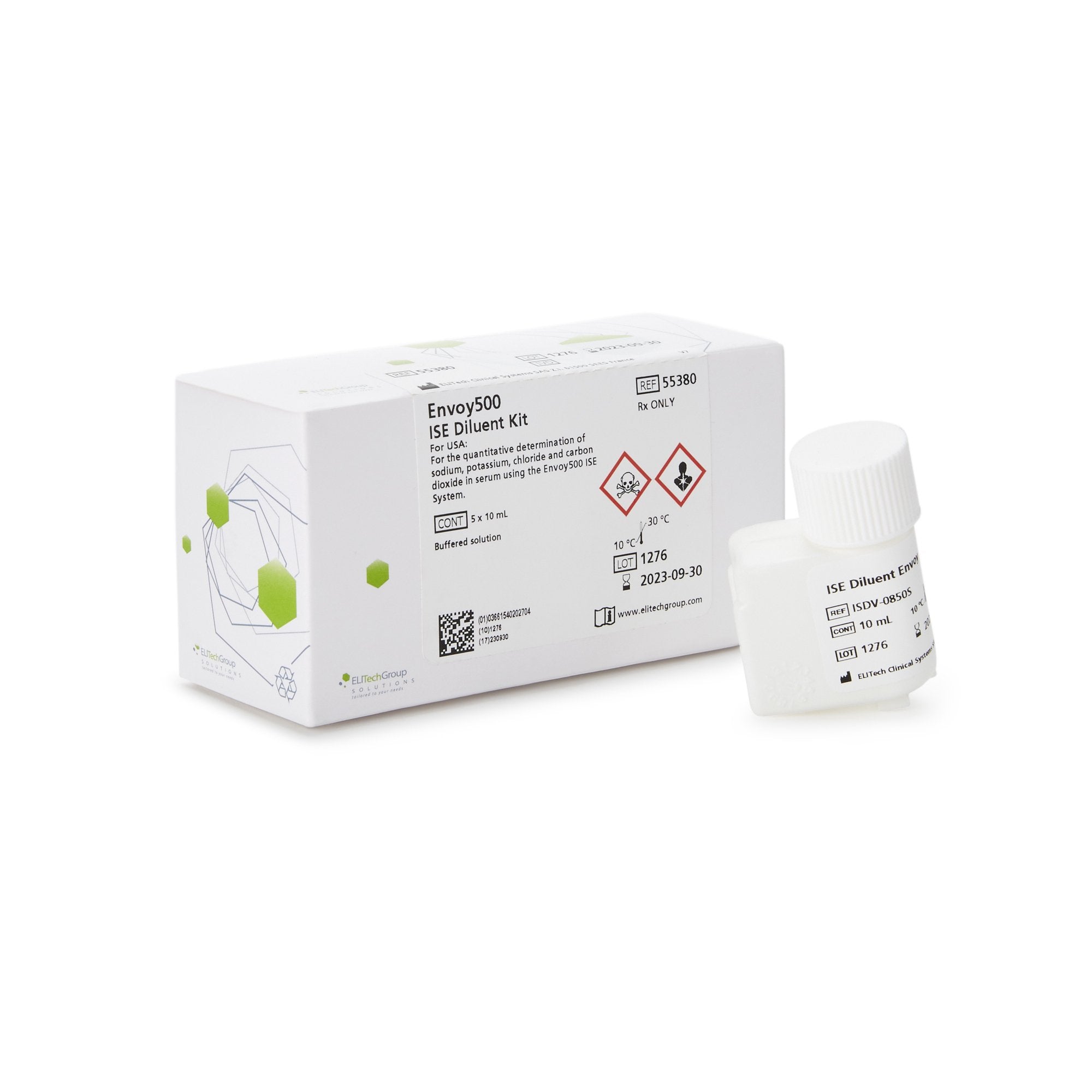 Clinical Diagnostic Solutions ISE Diluent Envoy 500 5 X 10 mL For Envoy 500+ Chemistry Systems (5/BX) 