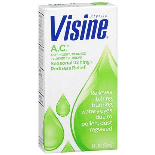 J & J Sales Visine AC Tetrahydrozoline Eye Drops 