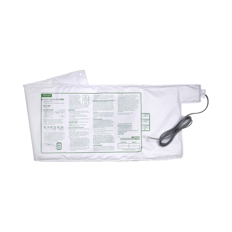 McKesson Brand McKesson Bed Alarm Sensor Pad, 10 x 30 Inch (30/CS)