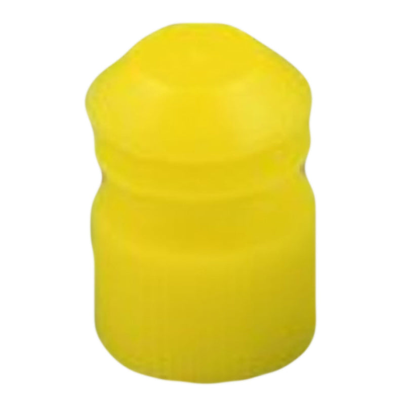 Tube Closure McKesson Flanged Plug Cap 16 mm Diameter NonSterile Yellow (Case of 10000)