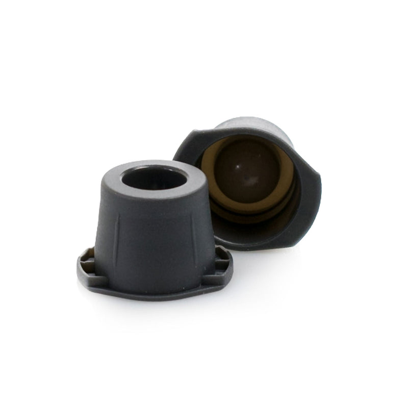 McKesson Snap Cap Closure, Gray, Polyethylene, for use with 12, 13, 16mm Tubes (Bag of 1000)
