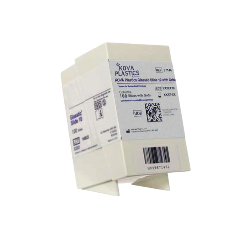 Kova Glasstic Slide 10 Urinalysis Microscope Slide (Pack of 50) 