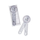 Baseline 360° Head Plastic Goniometer, 6 Inch Arms