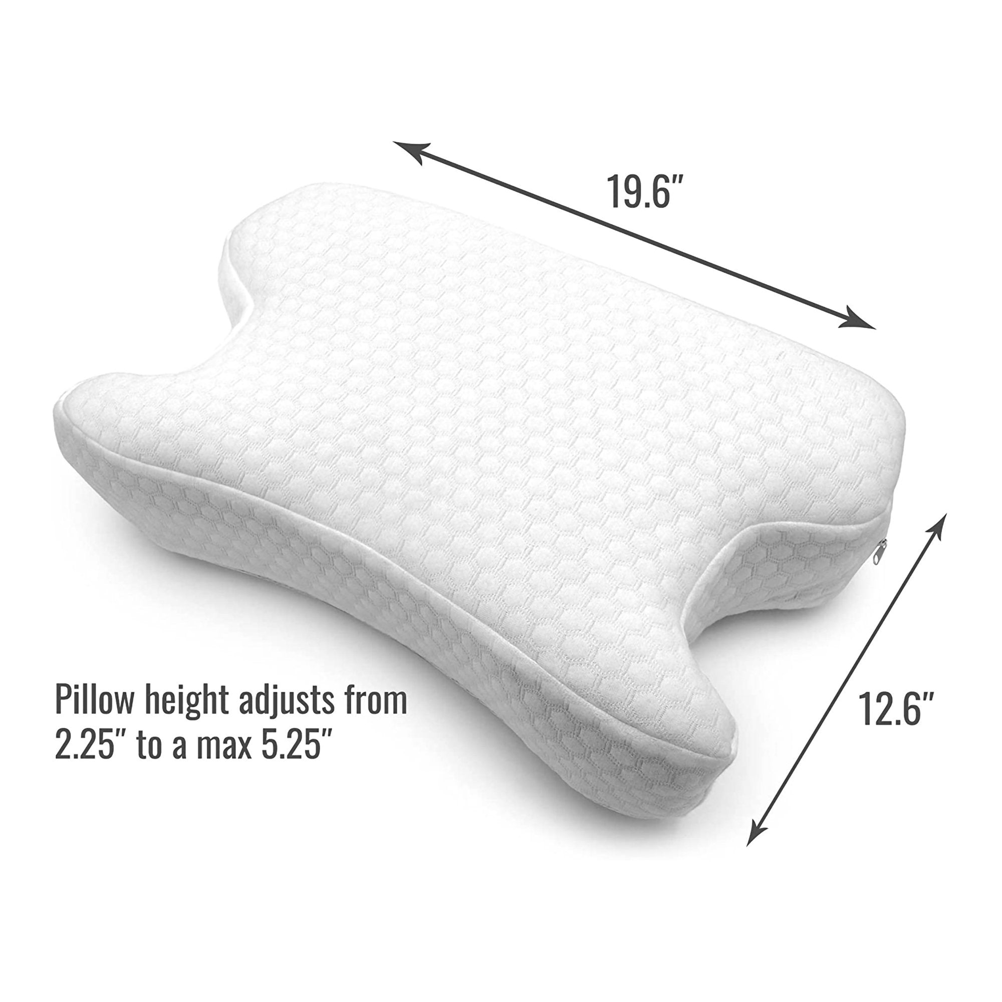 Mabis Healthcare CPAP Bed Pillow DMI 18 X 17 X 18 Inch 