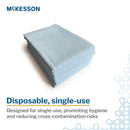 McKesson Pillowcase, Disposable, Standard, Blue, Tissue/Poly, 30 x 21 Inch (Case of 100)