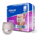 Attends Discreet Women's Underwear, Level 5, X-Large (Case of 64)