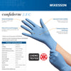 McKesson Confiderm 2.8C Nitrile Exam Gloves, Extra Large, Ocean Blue (Case of 1000)