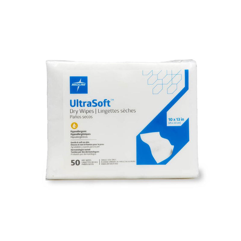 Washcloth UltraSoft 10 X 12 Inch White Disposable (Case of 500)