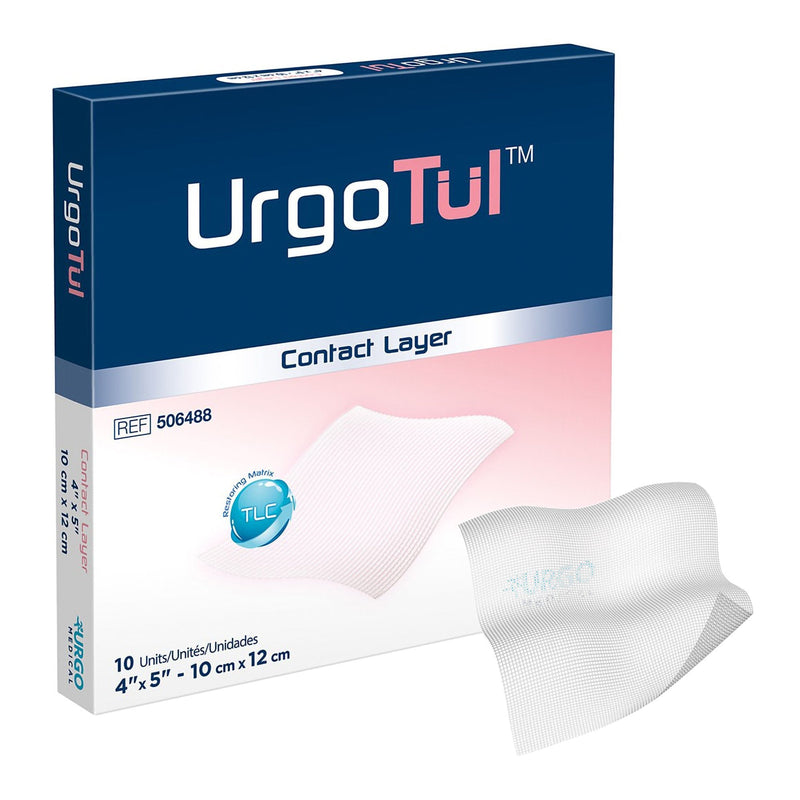 Urgo Medical North America LLC UrgoTul Impregnated Contact Layer Dressing, 4 x 5 Inch (10/BX) 