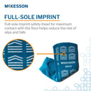 McKesson Slipper Socks, Double Tread, Adult, Teal (Case of 48 Pairs)