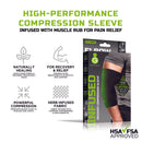 Green Drop Infused Compression Sleeve Elbow Support, Small/Medium (48/CS)