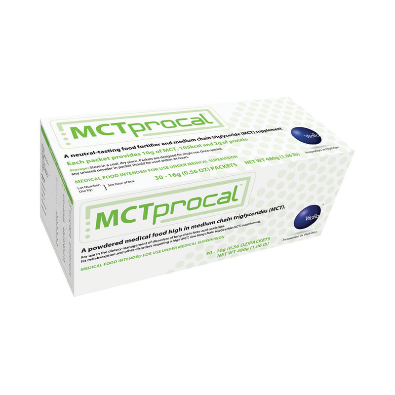MCTprocal Medical Food, High in Medium Chain Triglycerides, Individual Packets (Box of 30)