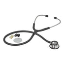 Veridian Pinnacle Series Stainless Steel Stethoscope, Black (Case of 50)