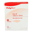 PolyMem Nonadhesive without Border Foam Dressing, 5 x 5 Inch (Case of 30) 
