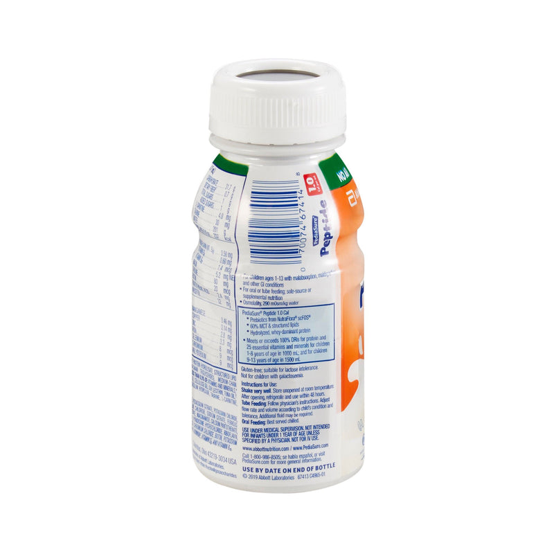 PediaSure Peptide 1.0 Cal Peptide-Based Nutrition, 8-ounce bottle (24/CS)