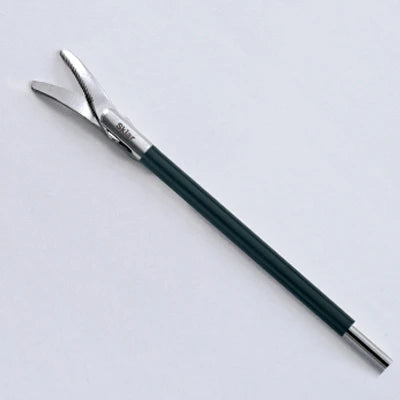 Sklartech 5000 Laparoscopic Metzenbaum Scissors Complete Instrument - 13", Curved, Blunt/Blunt, Serrated, 5mm Tip, with 'XC' Non-Ratcheting Handle - 31-9012xc