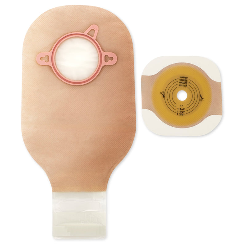 Hollister New Image 19354 Two-Piece Ileostomy/Colostomy Pouch, 70mm Flange, Blue Match (5/BX) 
