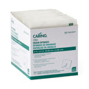 Caring Drain Sponge, 2 x 2 Inch, 6-Ply (Case of 700)