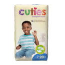 Cuties Essential Diaper, Size 7 (Case of 80)