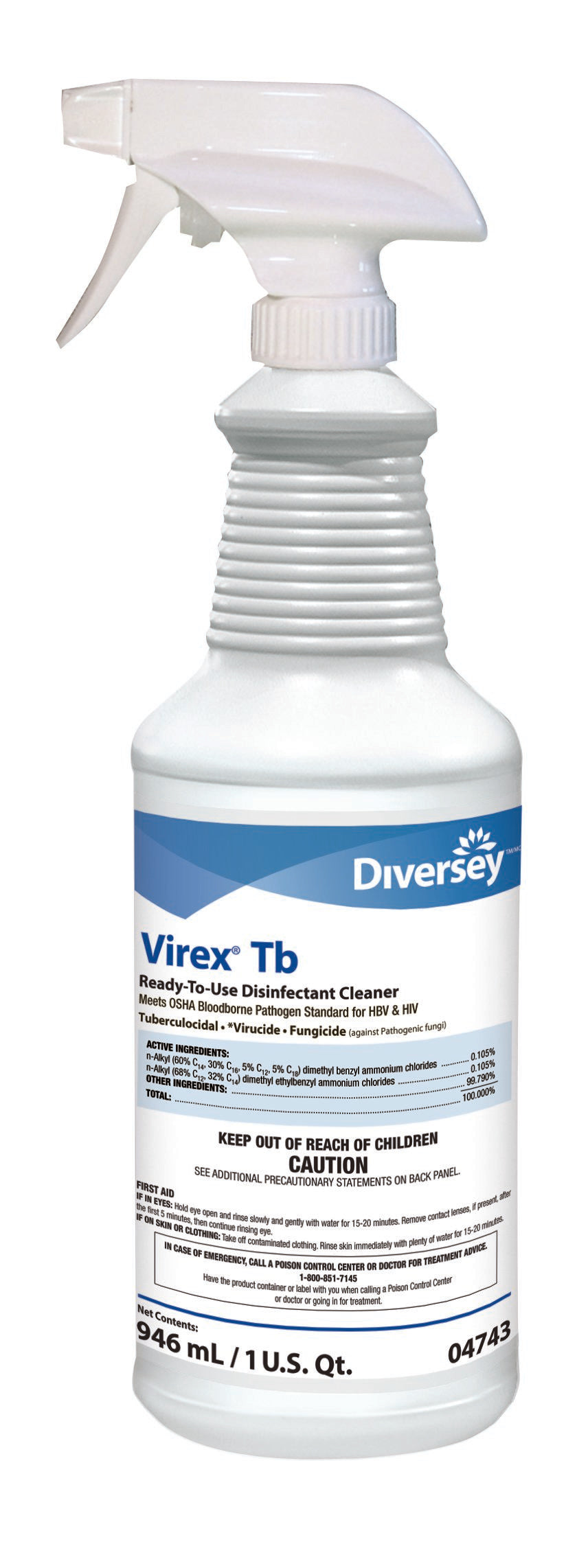 Essendant Co/United Stationers Virex Tb Surface Disinfectant Cleaner, 32oz (12/CS) 