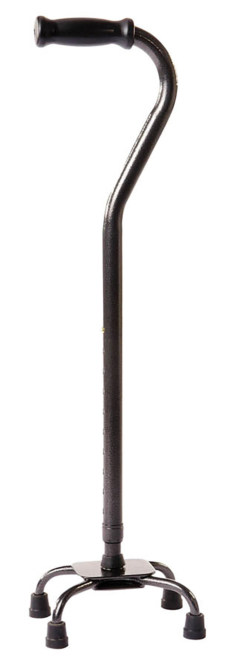 Compass Health Brands Carex Heavy Duty Small Base Xtra Quad Cane, Black 