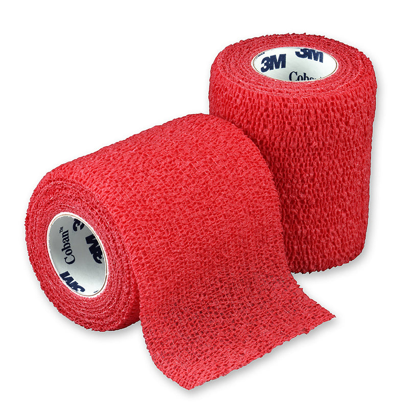 3M Coban Self-adherent Closure Cohesive Bandage, 3 Inch x 5 Yard (Case of 24)