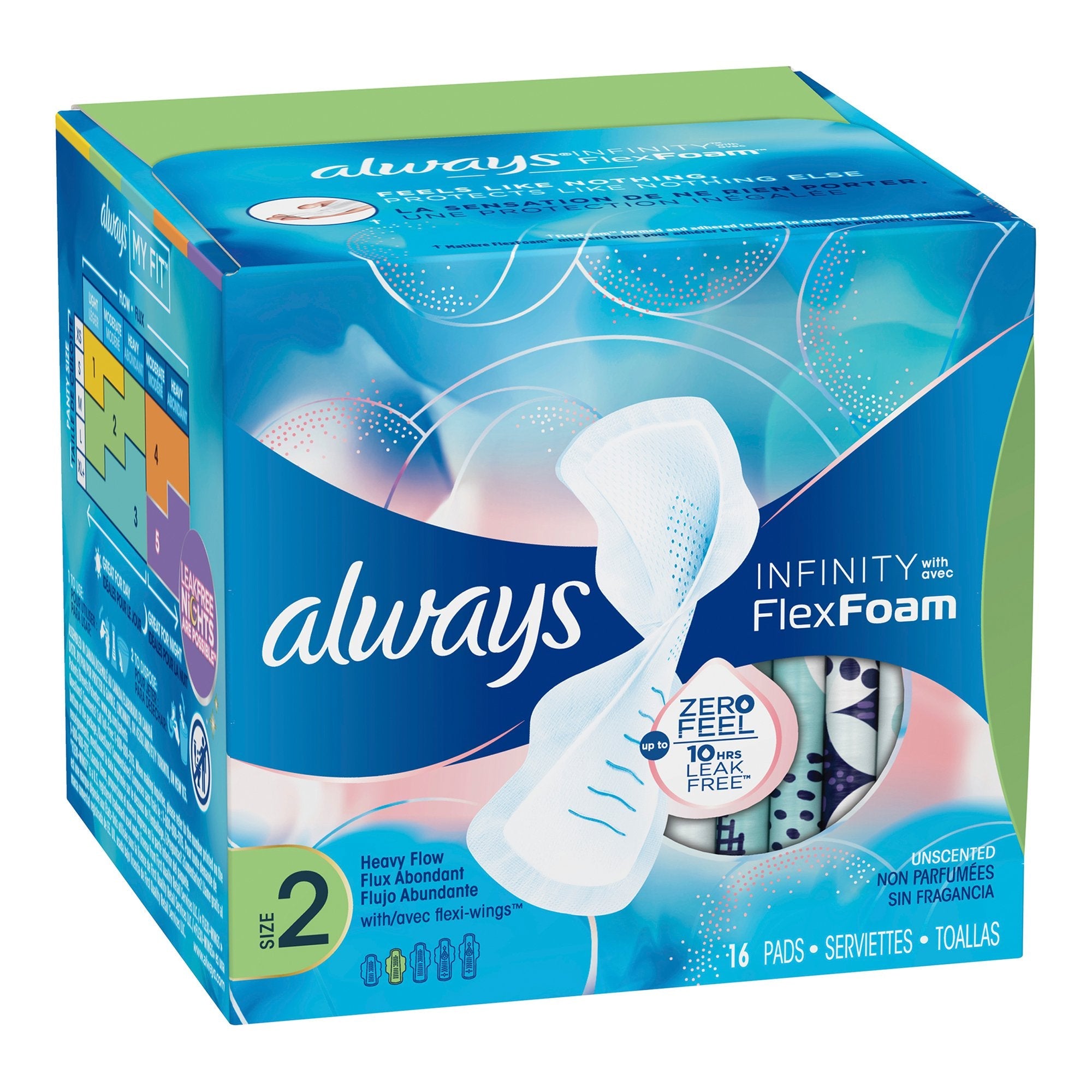 Procter & Gamble Always Infinity Super Pads with Wings, Size 2 (192/CS) 