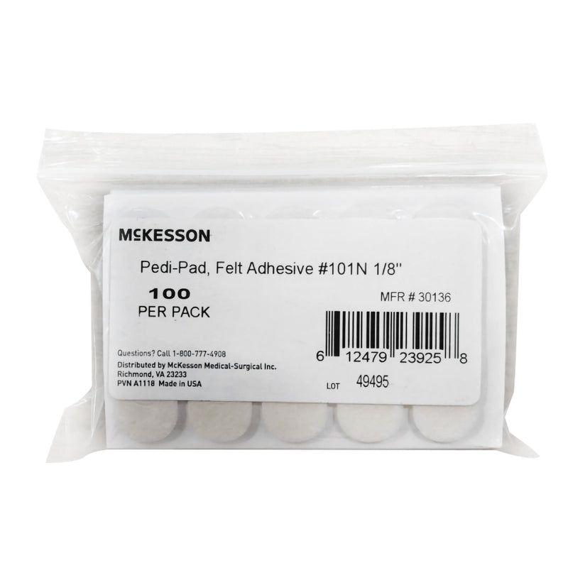 McKesson Pedi-Pad Protective Pad, Narrow (Case of 2000)