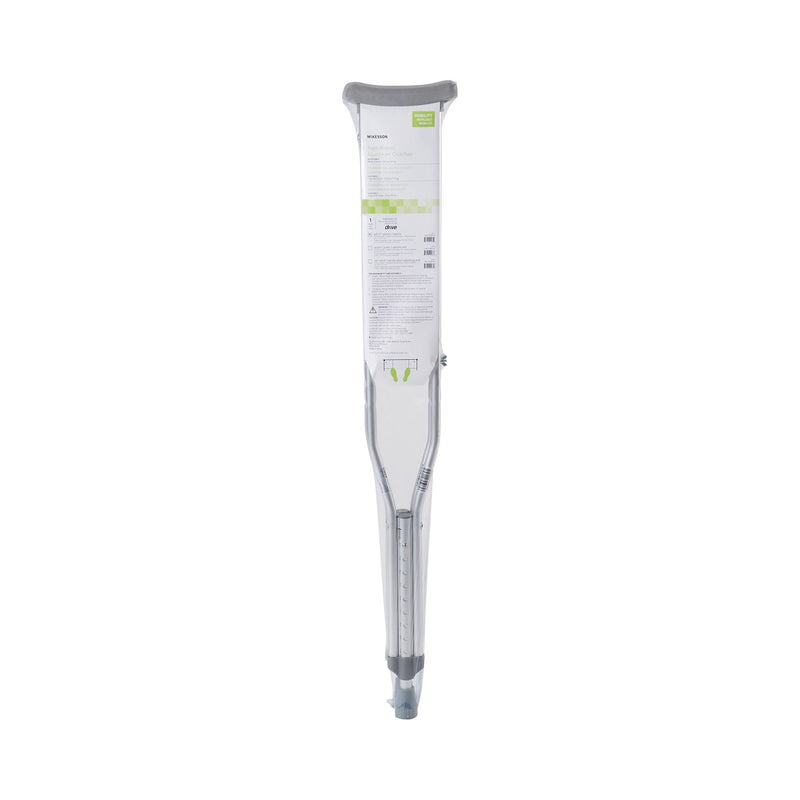 McKesson Adult Underarm Crutches, 5'2" – 5'10" (2/PR)