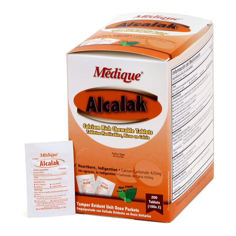 Alcalak Calcium Carbonate Antacid (Case of 2400)