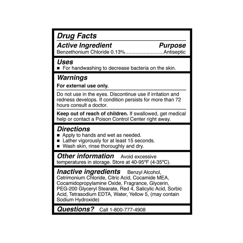 McKesson Clean Scent Antibacterial Soap, 1000 mL Refill Bag (10/CS)