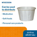 McKesson White Paper Soufflé Cup, 1-ounce Capacity (Case of 5000)
